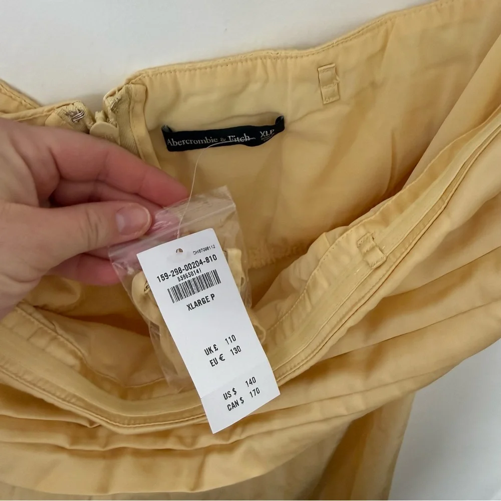 Abercrombie yellow dress